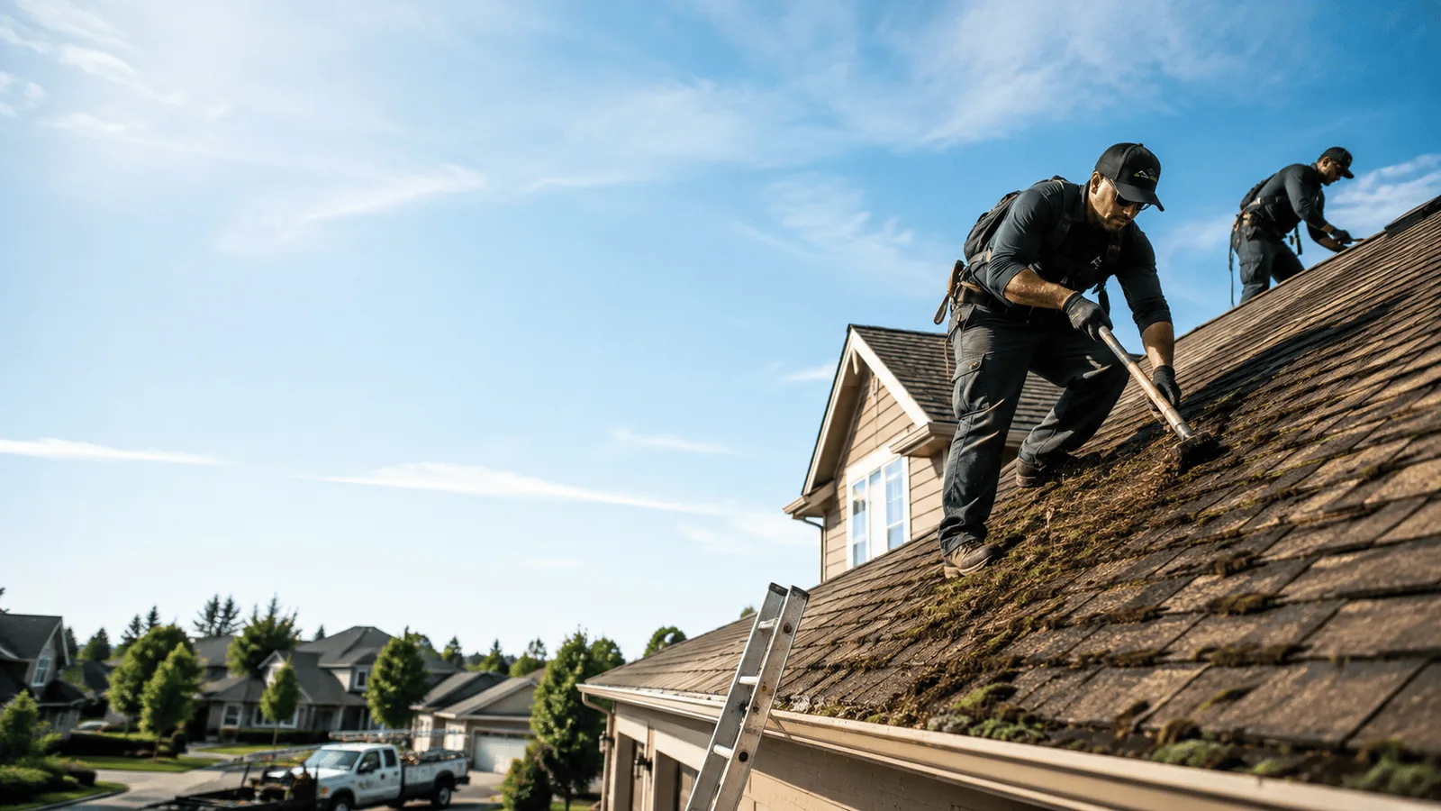 Roof Moss Removal in Columbus, WI near me